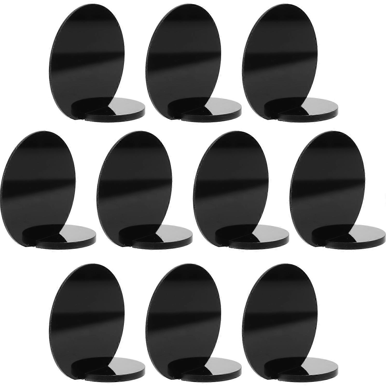 Round Acrylic Sign Table Number Display For Weddings Parties Birthdays 6X4X4CM Chic Design 20 Sets