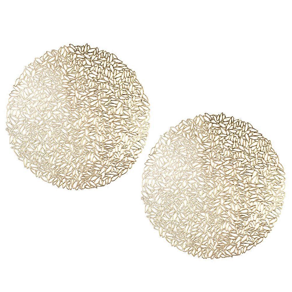 Cup Pads for Tables PVC Sunflower Placemats for Placing Plates 4Pcs