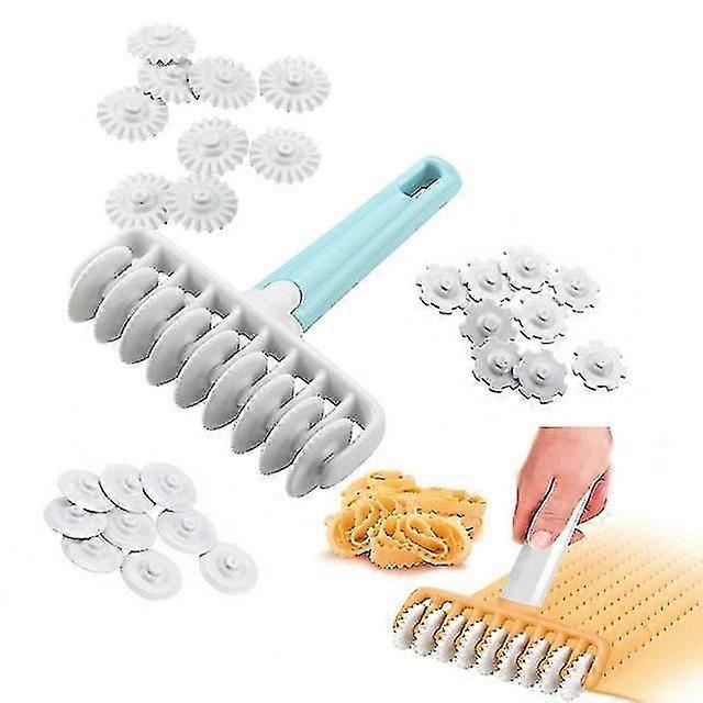 Lattice Cutter, Cookie Cutters, Wheel Roller Pastry Mold, Household Baking Pastry Tools,fondant Ribbon Cutter With Different Gears Embosser Set, Pastr