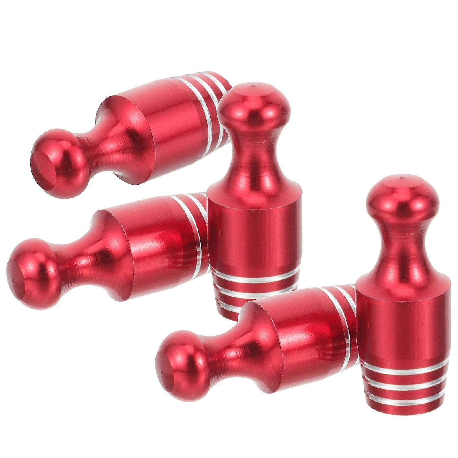 Valve Caps Red Tire Valve Cap for Decoration 15Pcs Bundle
