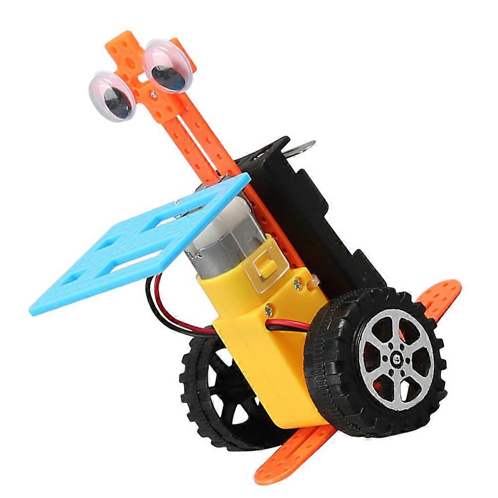 Kids Assembly Robot Hand-Assembled Food Robot Model Toy Learning Multi Plastic Material Diy Educational 1 Set