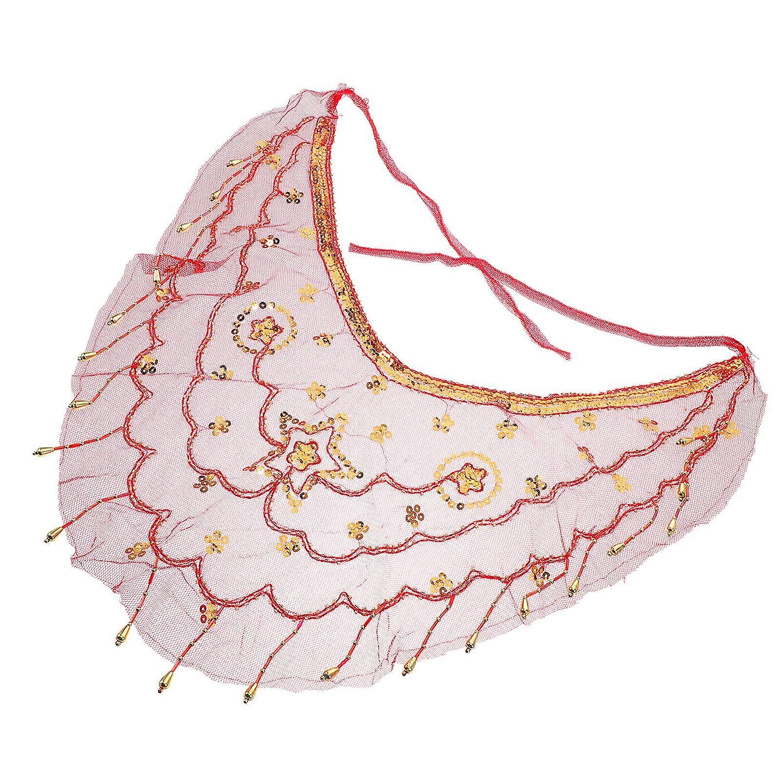 5Pcs Dancing Face Veil for Women with Elegant Polyester Material