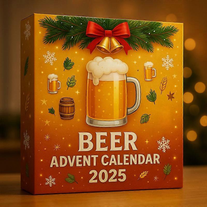 Creative 2025 Beer Advent Calendar Beer Christmas Whisky Blind Box