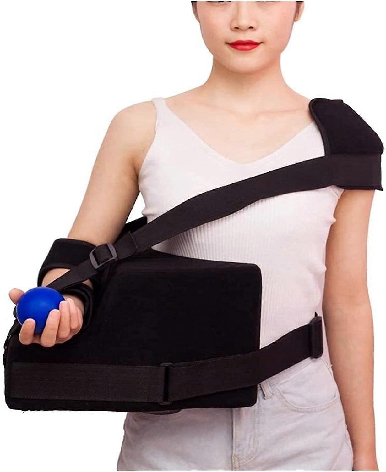 Medical Arm Support Shoulder Immobilizer Rotator Cuff Brace For Right Arm Abduction For Women And Men Color: Comfortable