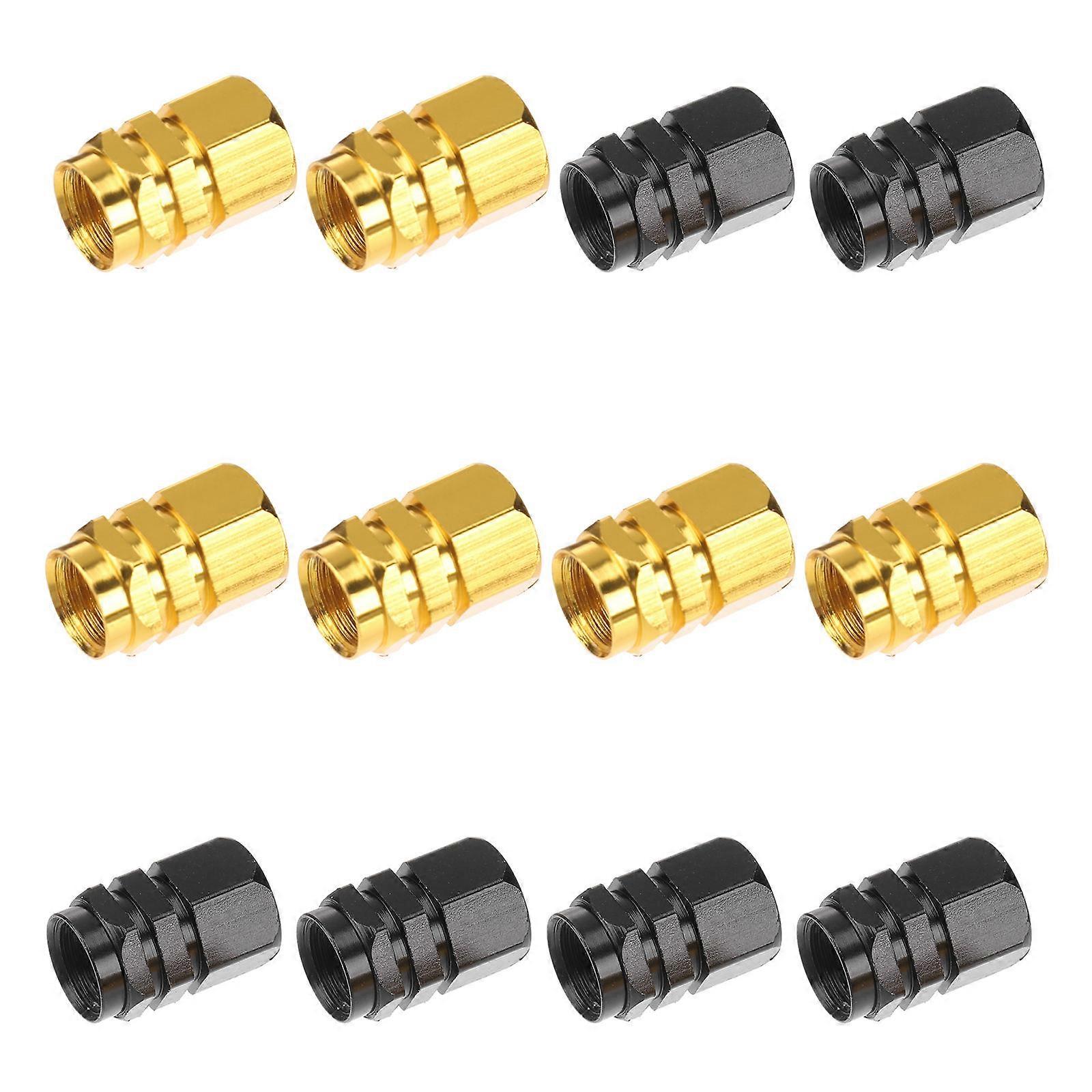 Car Tire Stem Caps Protect Cores Waterproof Dustproof Assorted Color 1.6 x 1 x 1cm 3Set