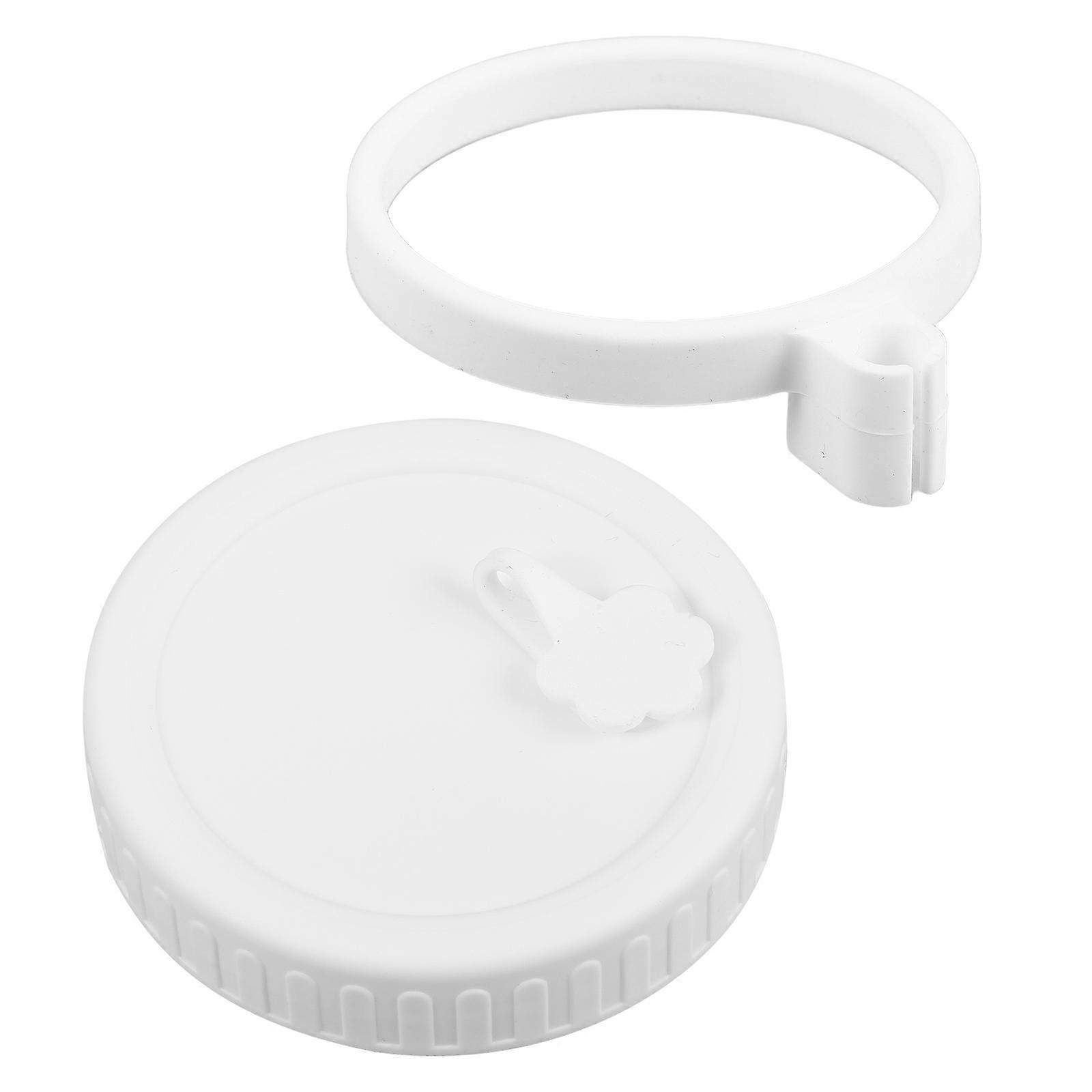Can Straw Lid Mason Jar Lid Set for Leak-Proof Protection 2Sets Included