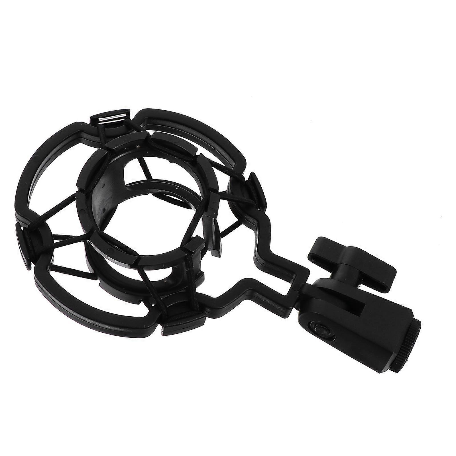 Mic Clip Holder Mount for Microphone 2Pcs Suspension Shockmount Black