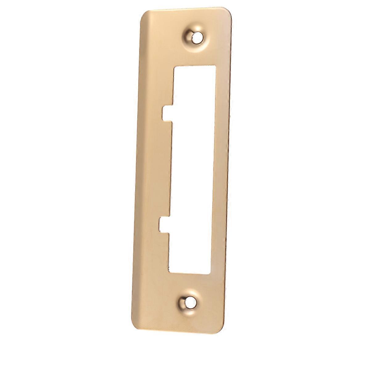 Creative Door Lock Plate for Home Use Yellow Color Rectangular Shape 1Set