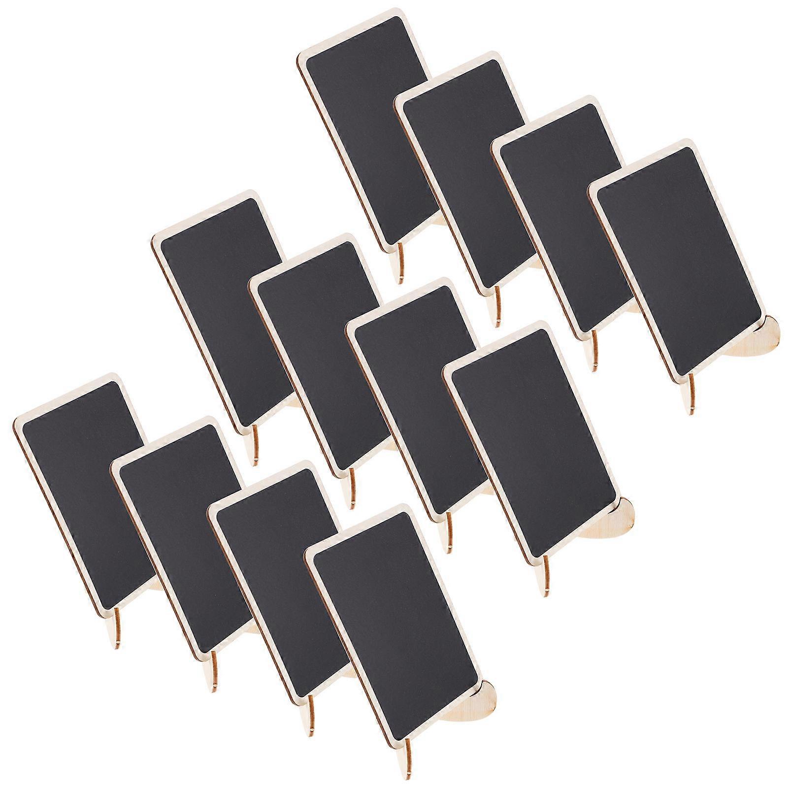Chalkboard Signs 100 Pcs Compact Rectangular Message Writing Labels Suitable For Christmas Events Home Office Enhancement