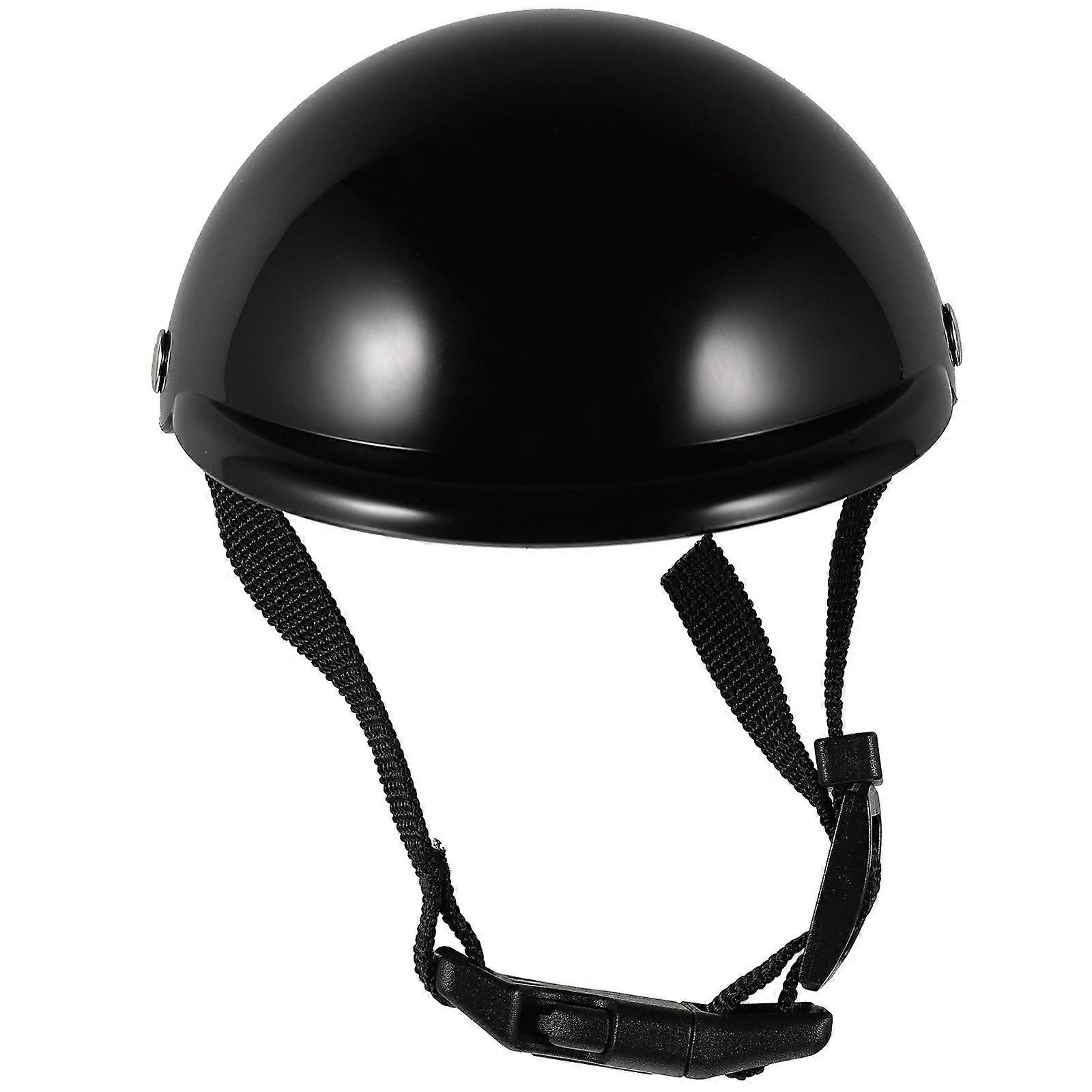 Black Dog Safety Hat for Protection 4Pcs Plastic Pet