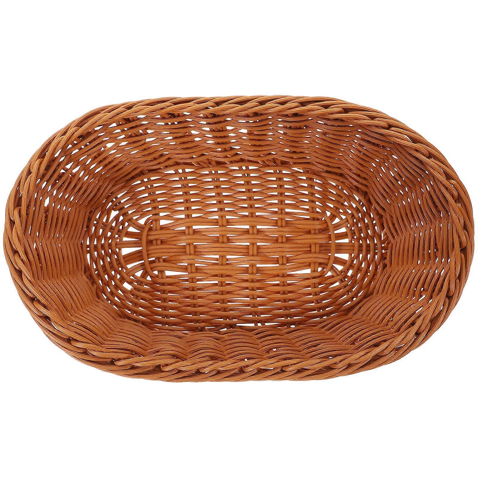 Snack Serving Basket Breads Storage Holder for Storage Use 3Pcs Set
