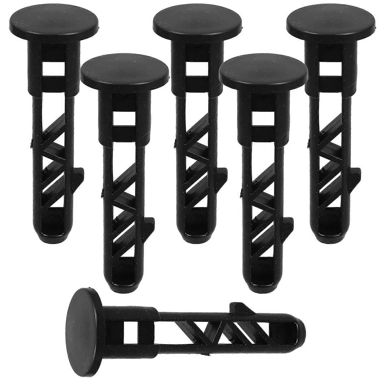 Trash Can Latch Bin Plastic Lock for 12Pcs Black Nylon Replacement Set
