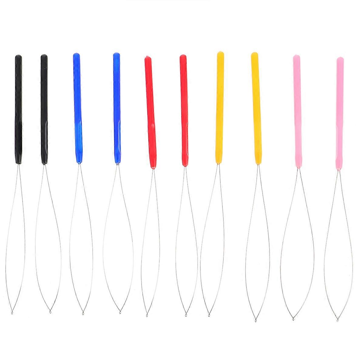 Crochet Hook Dreadlocks Tool for Hair Extension 30Pcs Assorted Colors