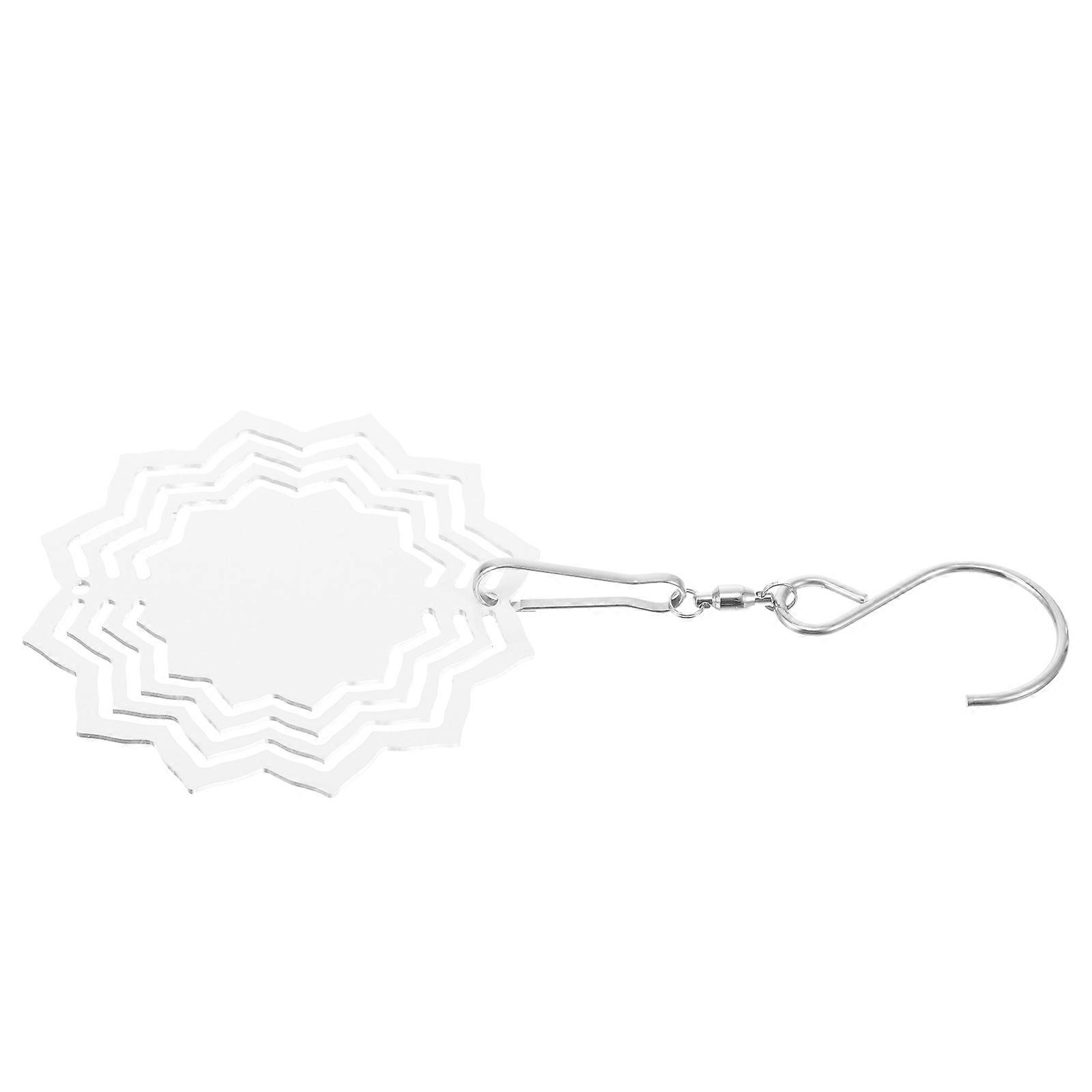 Sublimation Wind Spinner Craft For Homeowners And Artists In White Color Material 1Pcs