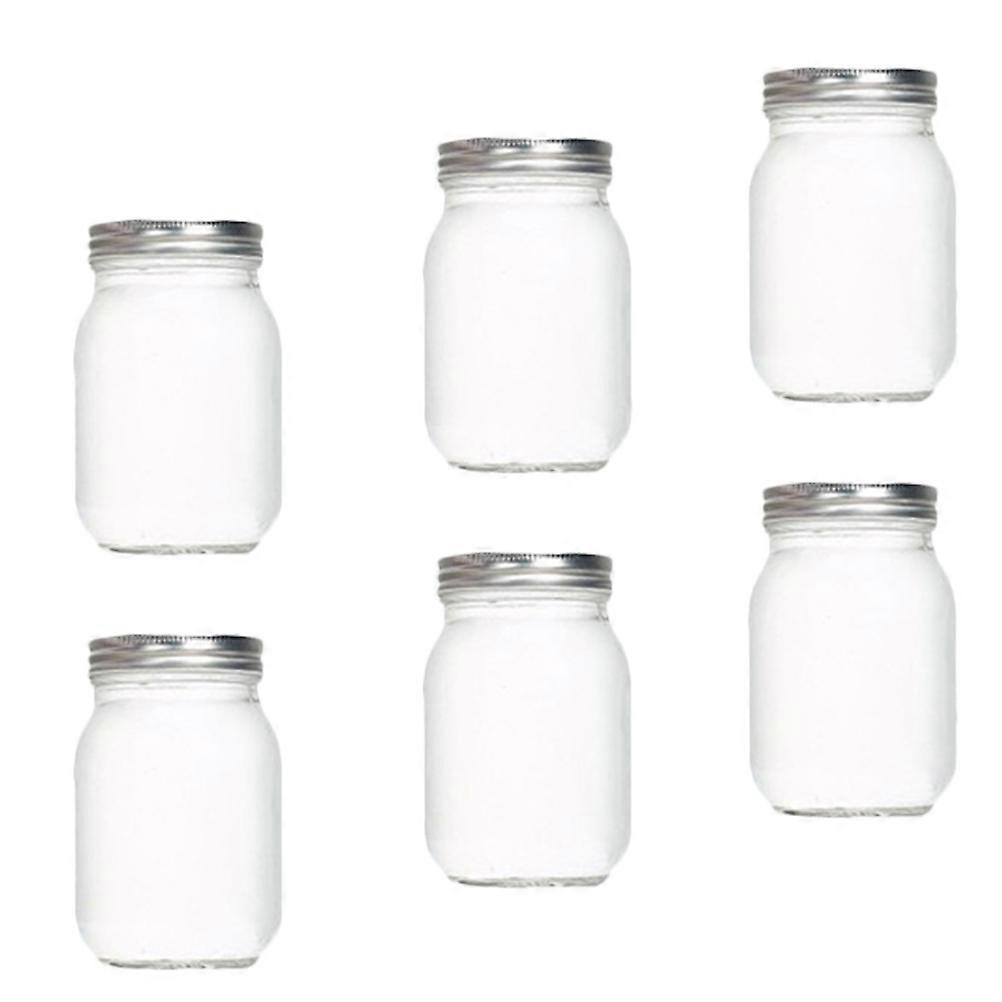 Transparent Glass Bottles Dried Fruit Storage Jars for Storage 12Pcs
