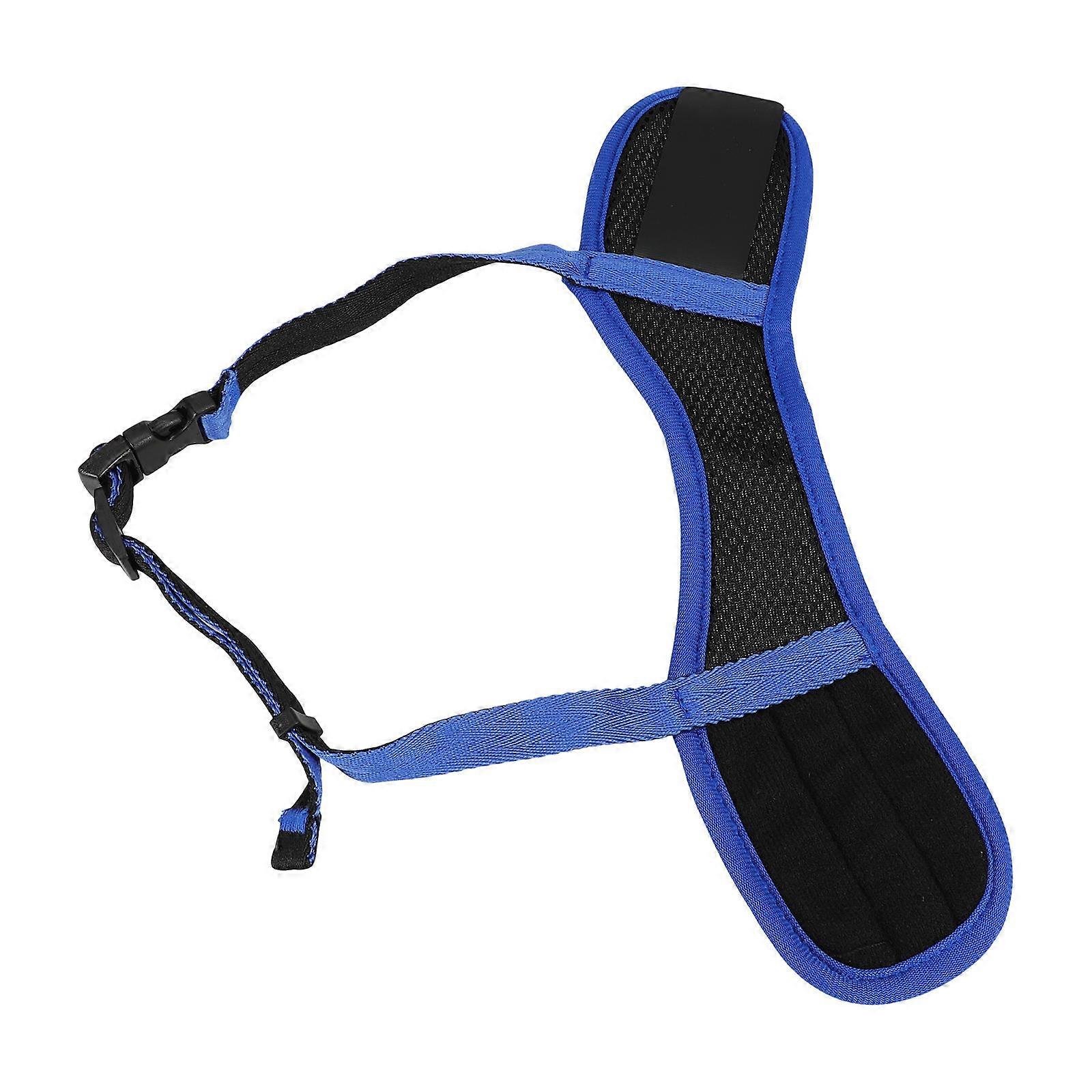 Puppy Muzzle Blue Breathable Mesh Fabric Breathable Comfort Dog Muzzle for Small Dog Adjustable Fit