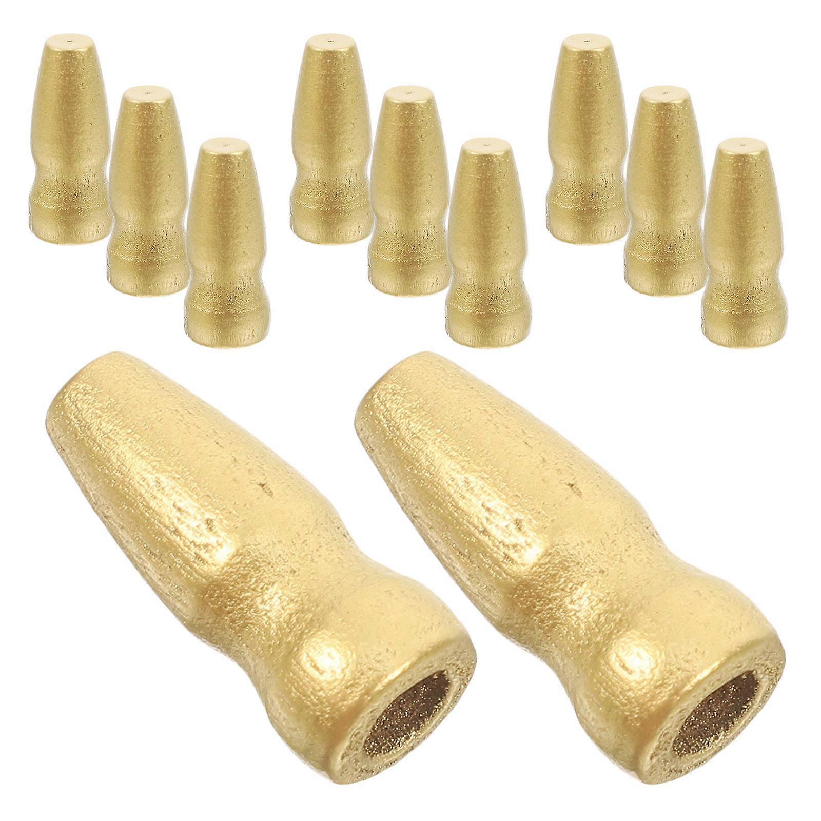 Wooden Hand Guide Flag Finial Accessory for 100Pcs Hand Flags