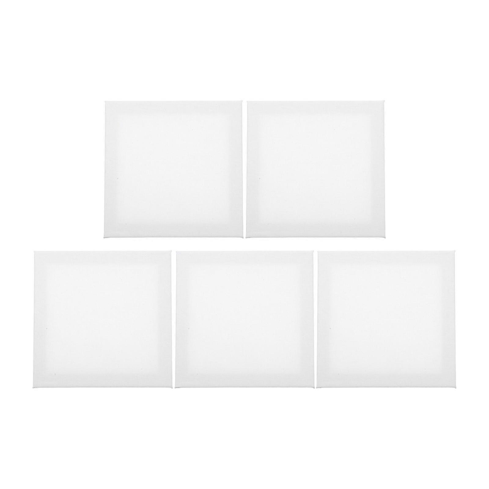 DIY Painting Boards 15 Pcs Square Shape Oil Painting Canvas For Students Art Creation