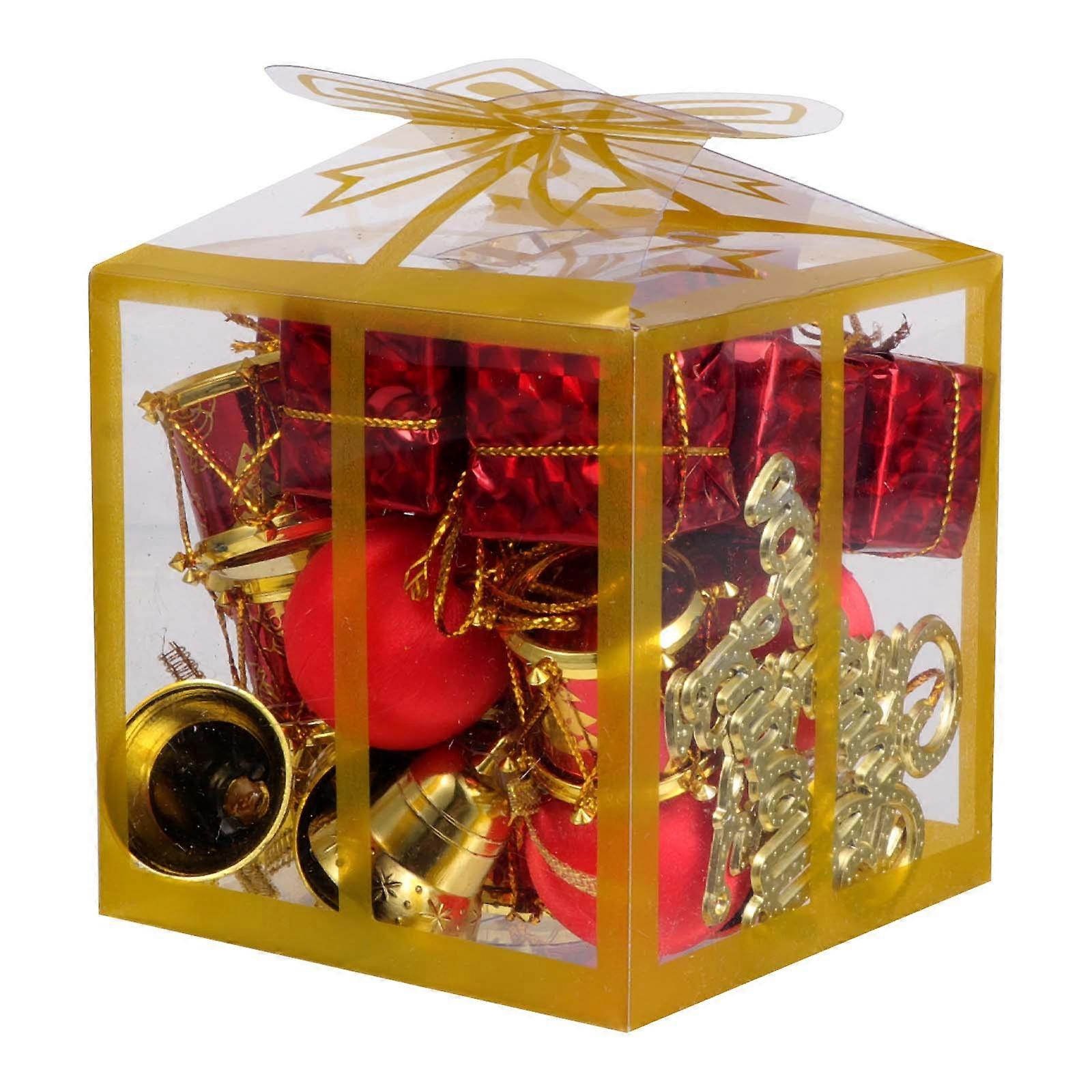 Christmas Tree Adornment Plastic DIY Accessories Including 52Pcs