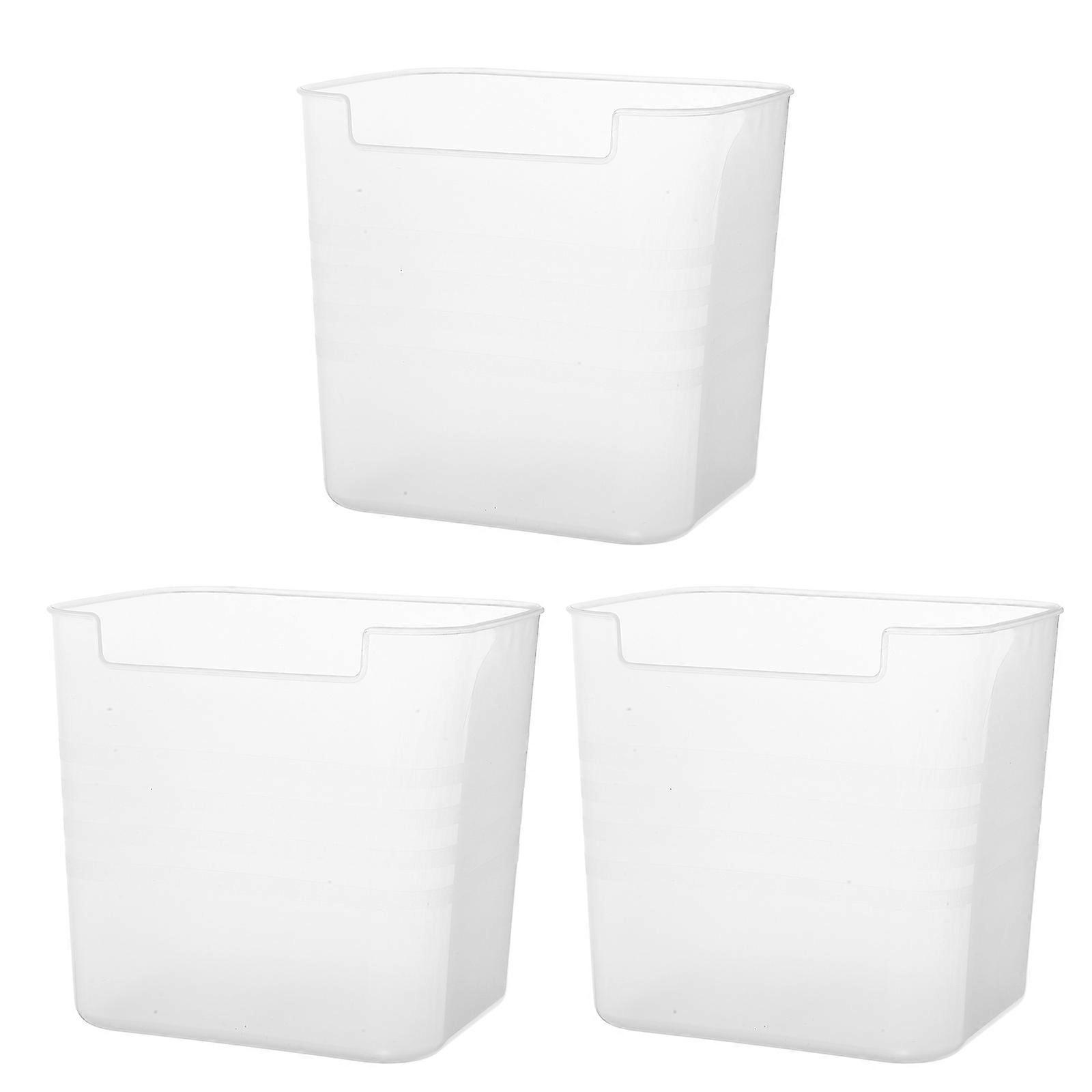 Transparent Refrigerator Organizer Set Clear Storage Bins for Storage Use 12Pcs