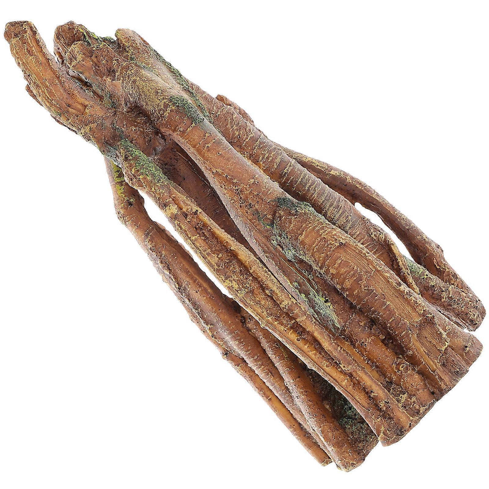 Creative Resin Aquarium Trunk Decorative Stump for Fish Tank 2Pcs