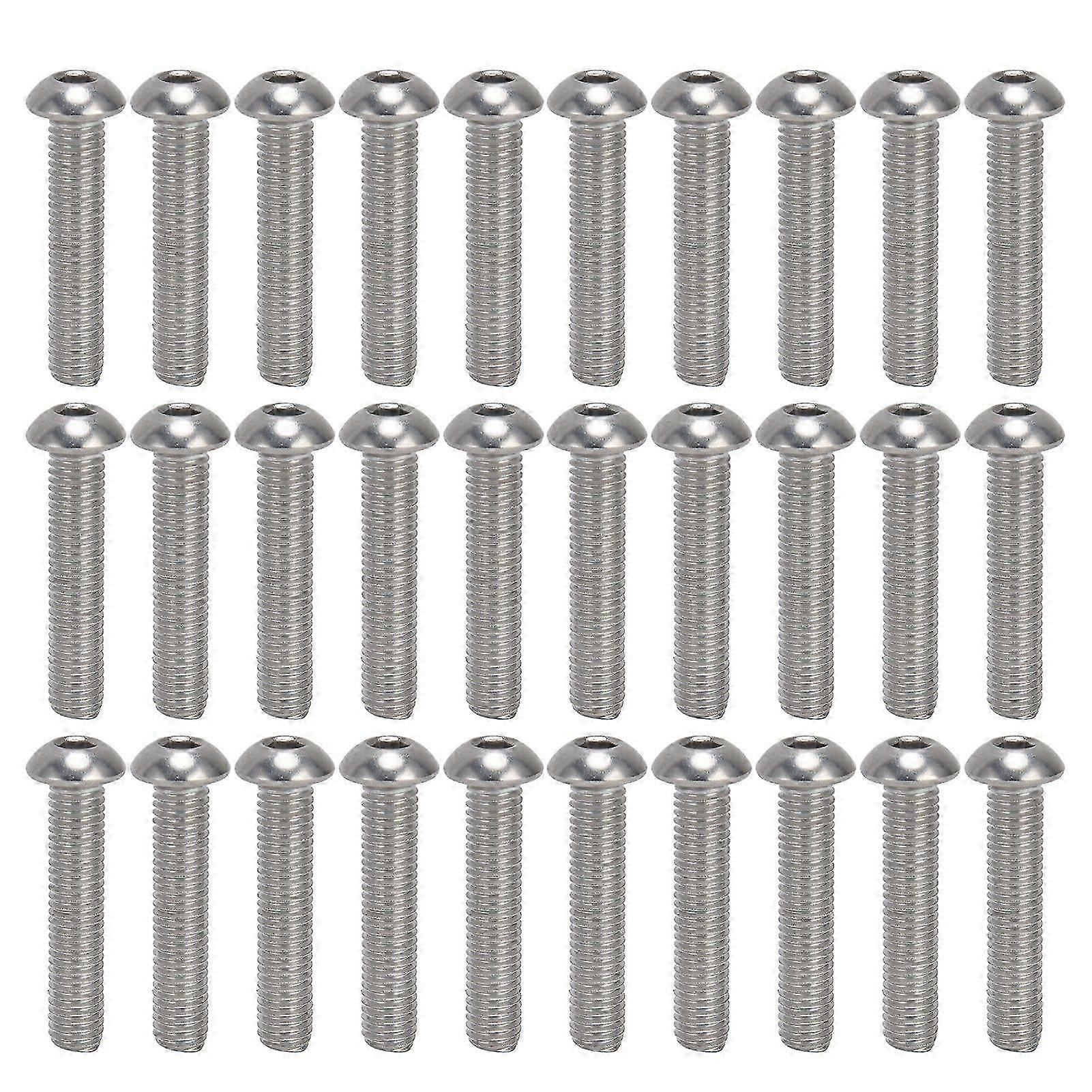 High quality  Button head hexagon socket M10*1.5 coarse thread round cup screw