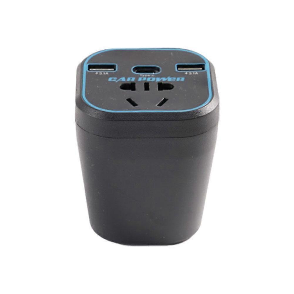 Car Power Inverter 24V/12V to 220V Led Display 3 USB Ports Lot M9