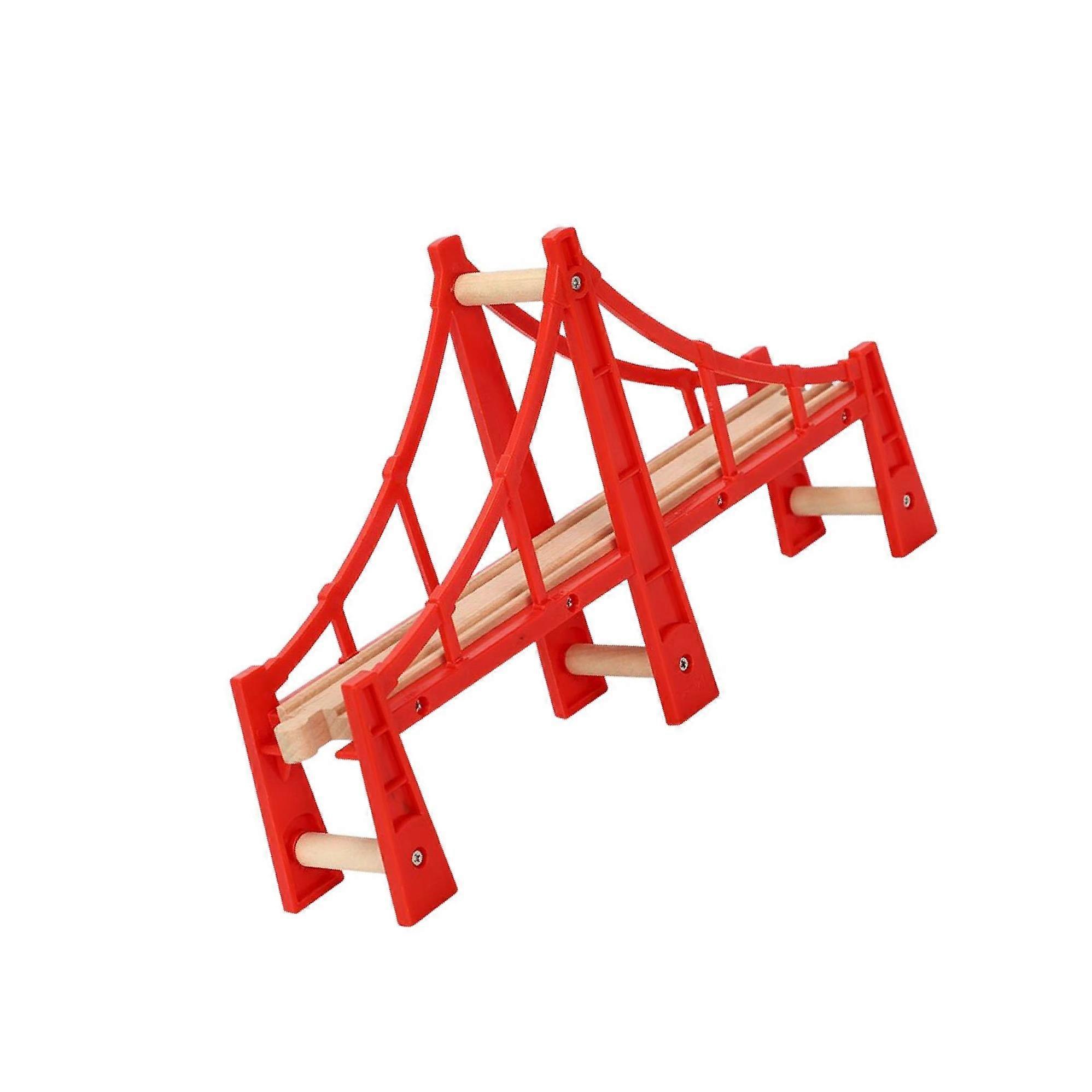 Train Track Set Accessories Bridge Train Expansion Set for 3 Year Old Boys
