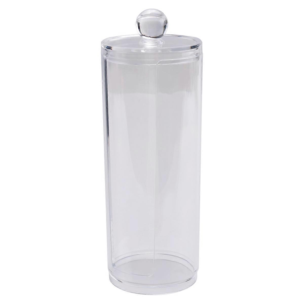 Makeup Container Cotton Pads With Lid Clear Acrylic Dispenser Cotton