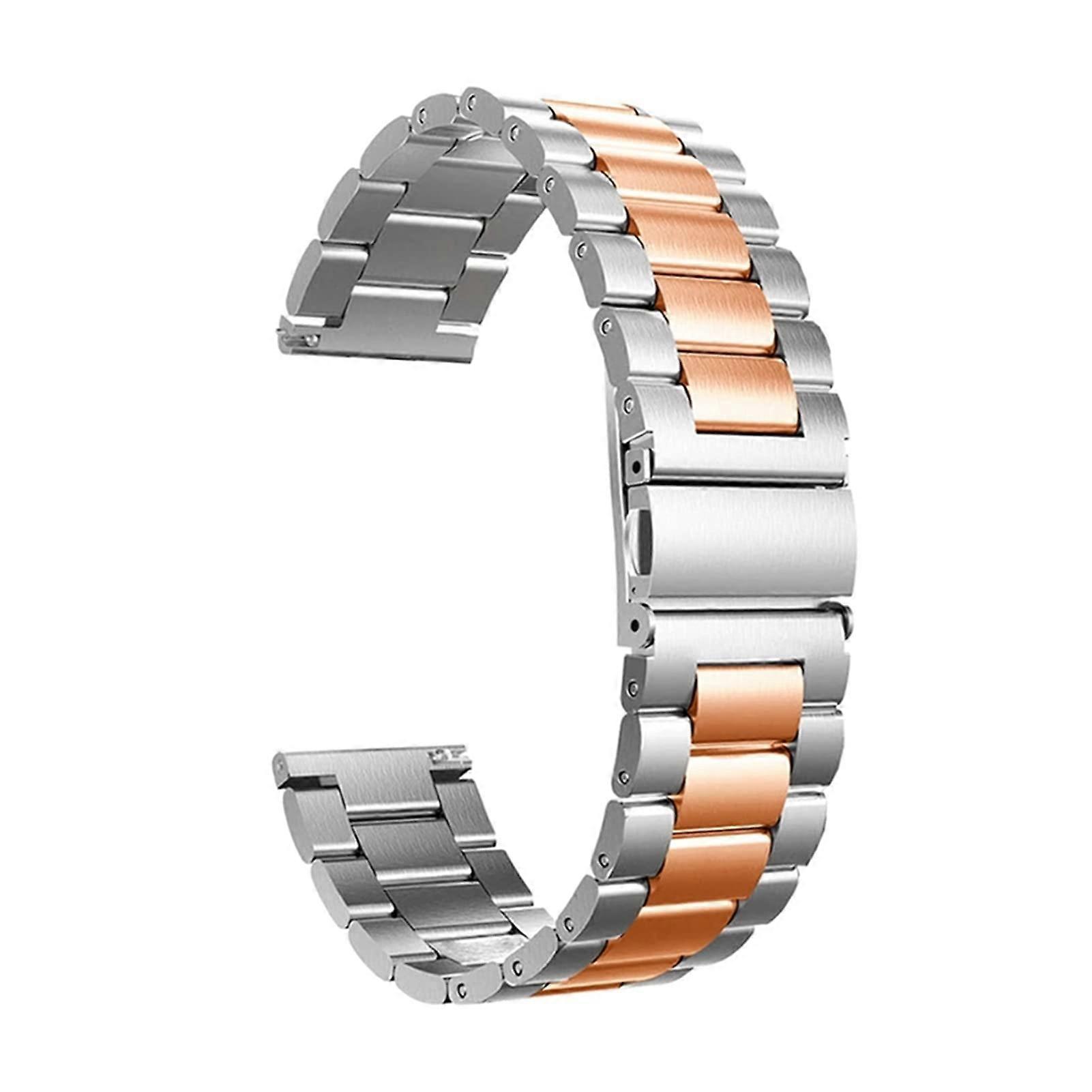 Solid Metal Wristband For Watch Strap, Quick Release Stainless Steel Strap Replacement 20mm 22mm A