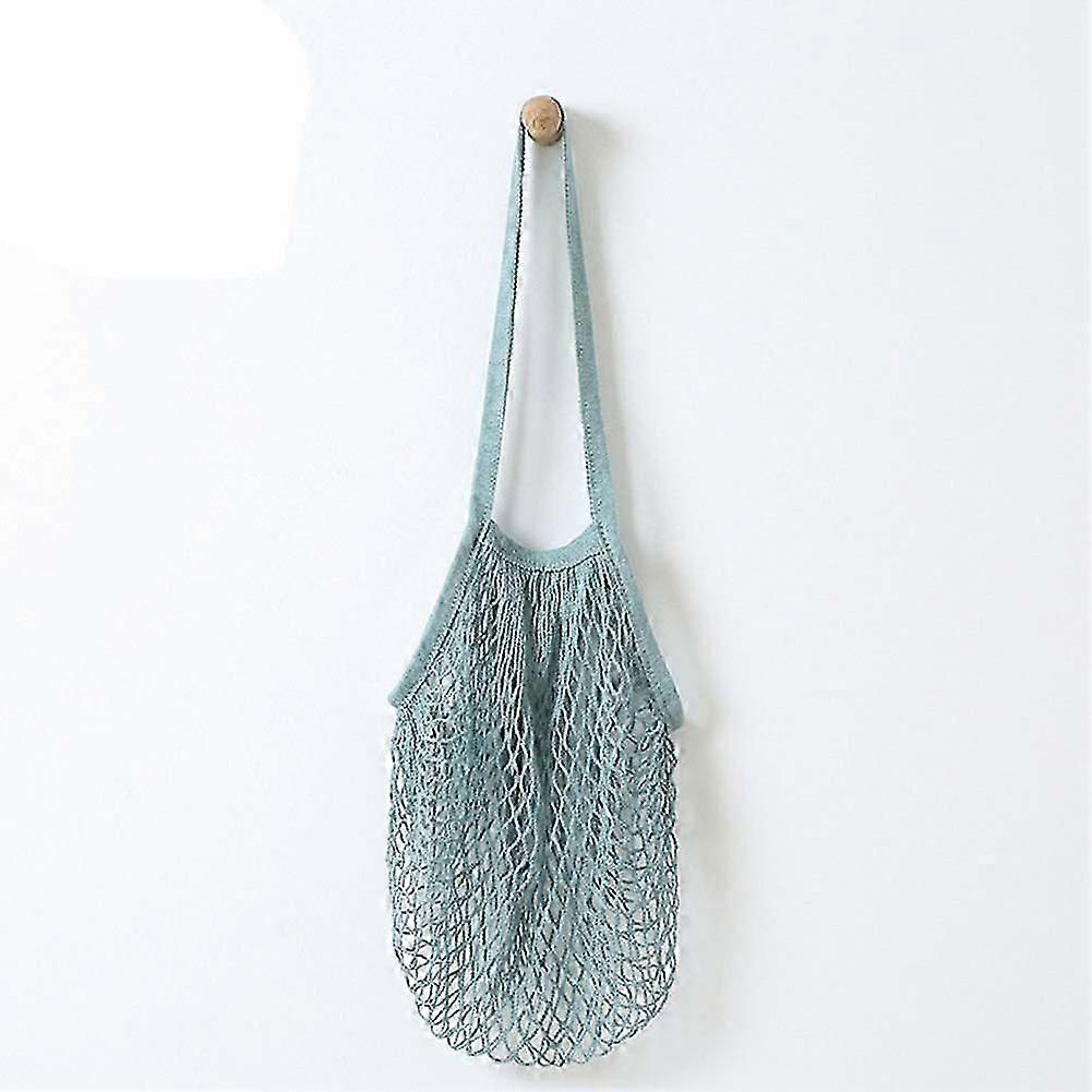 Reusable Fruit String Grocery Shopper Bag Tote Mesh Woven Net Shoulder Bags New