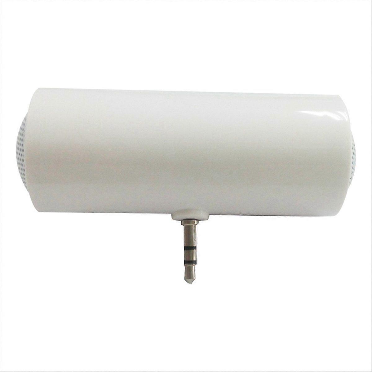 Mini Speaker 3.5mm Portable Speaker Mini Amplified Speaker White
