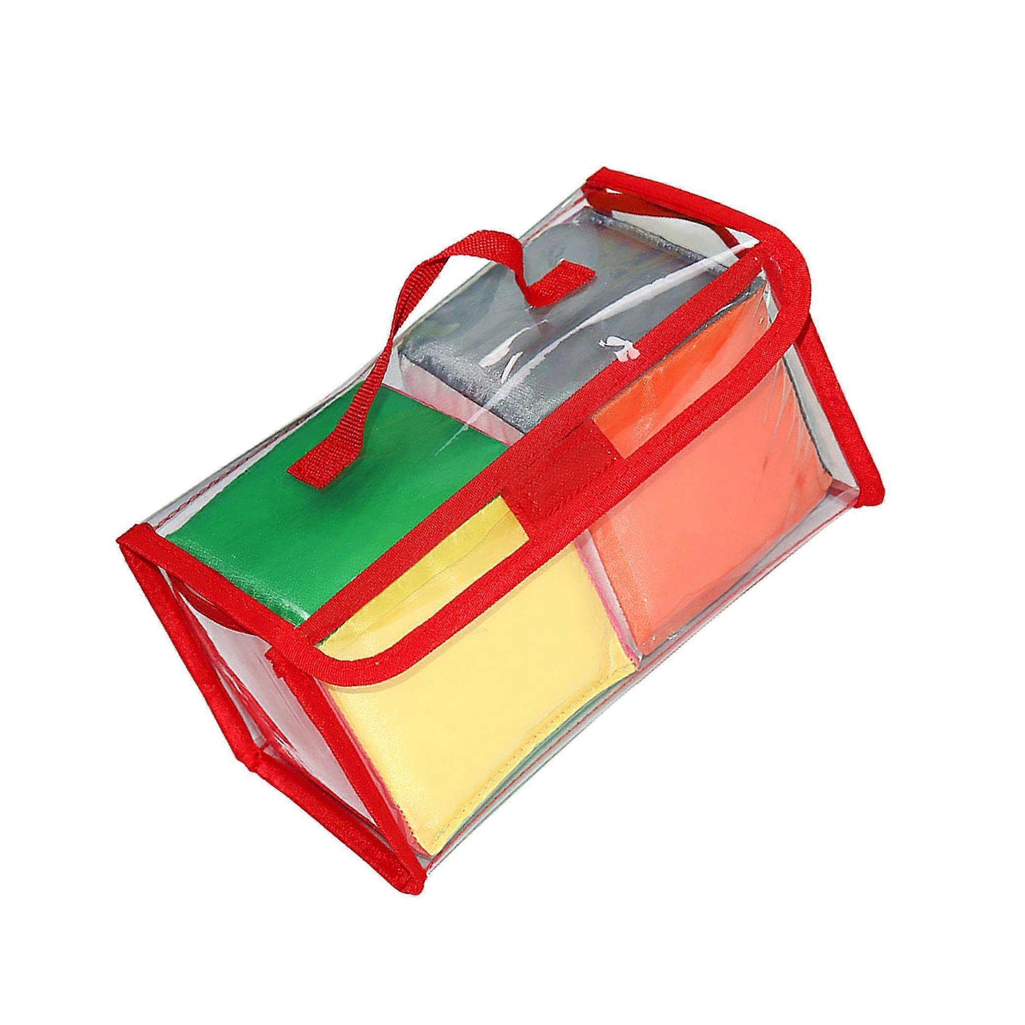 Playing Game Dices Cubes with Clear Pockets Customizable Learning Cubes