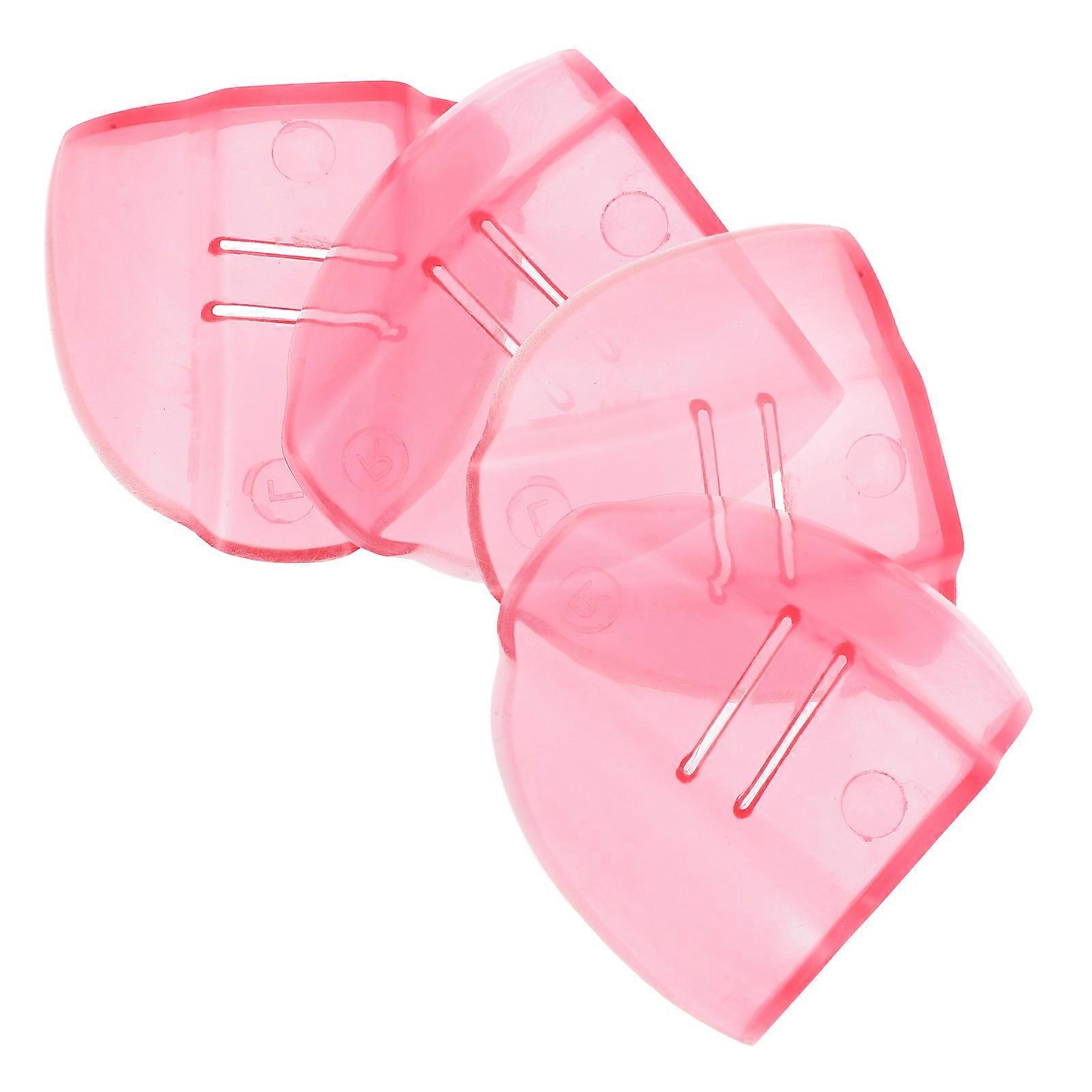Protective Eye Glasses Side Shields for Eyewear Use 4Pcs Tpu Pink Material