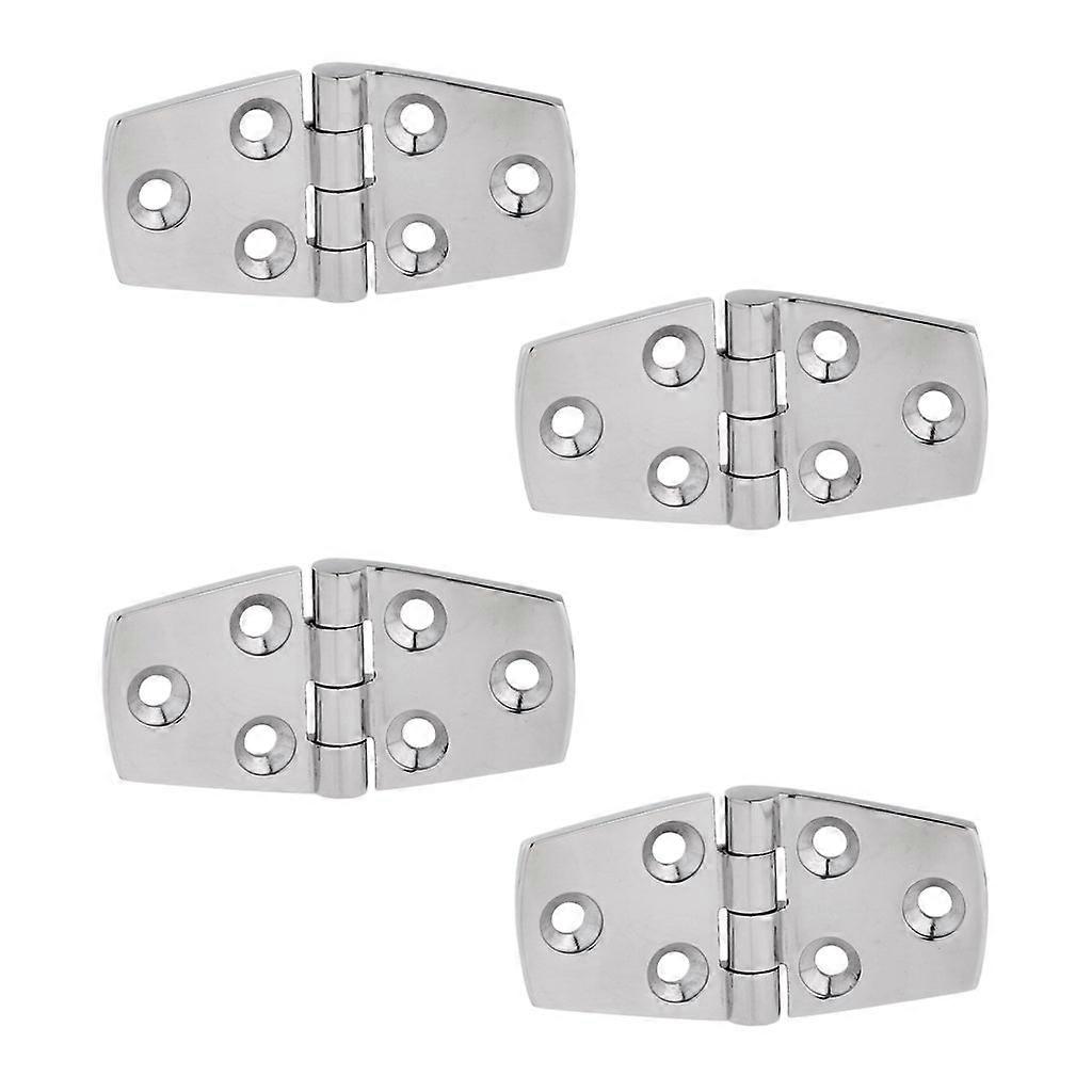 Cabinet Hinges, Door Hinges, Boat Hinge Strap, Bulk Pack 4, Onecolor