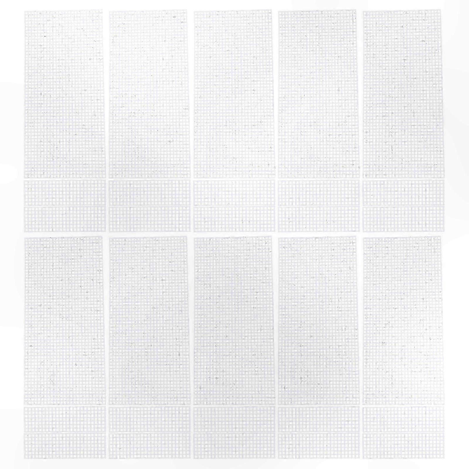 10-Pack Plastic Mesh Sheets for DIY Bag Making and Knitting Crafts