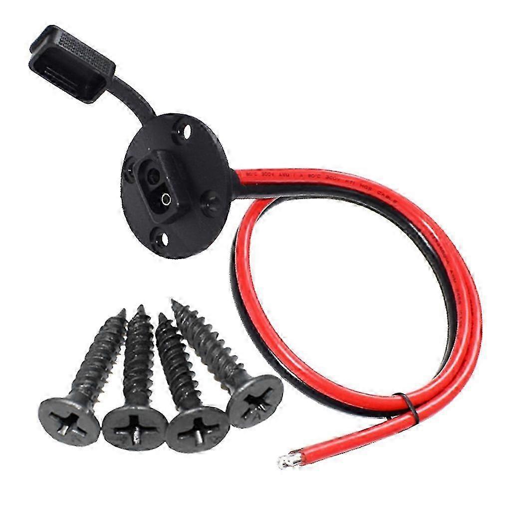 2025 60cm SAE Power Socket Sidewall Port Waterproof Quick Connect Panel Mount Cable