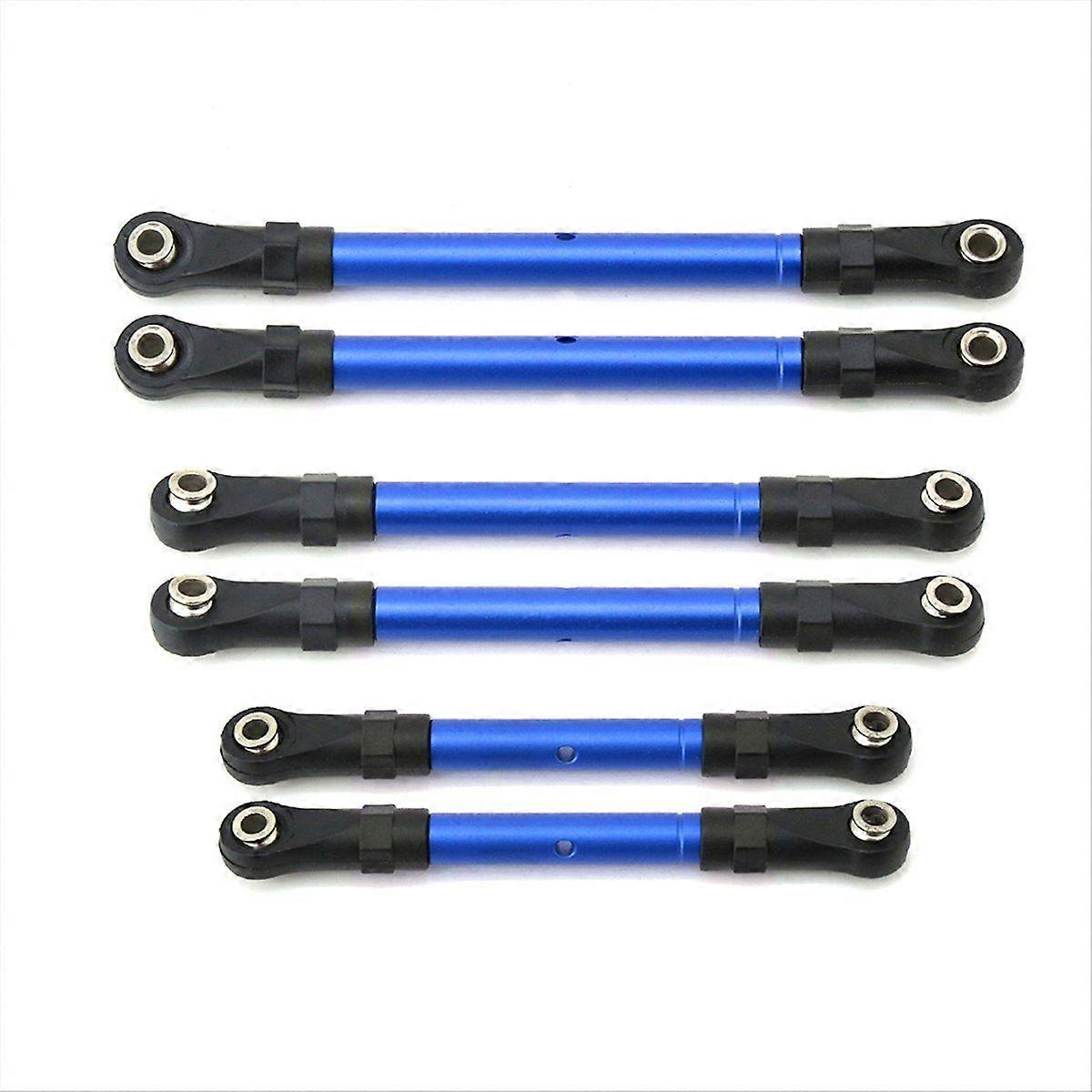 Steering Linkage Pull Rod Tie Rod for Traxxas Hoss/Rustler 4WD Blue