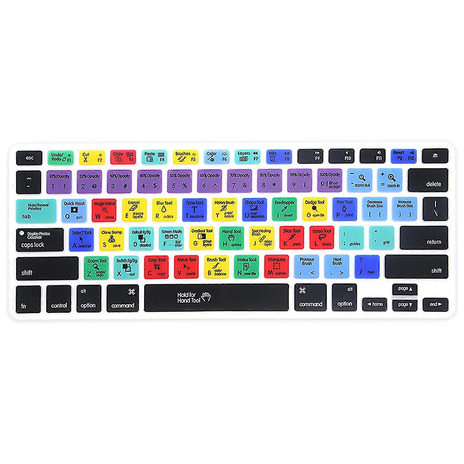 Keyboard Protector Protective Good Feeling Silicone Universal Keyboard Film for Macbook 25-26s