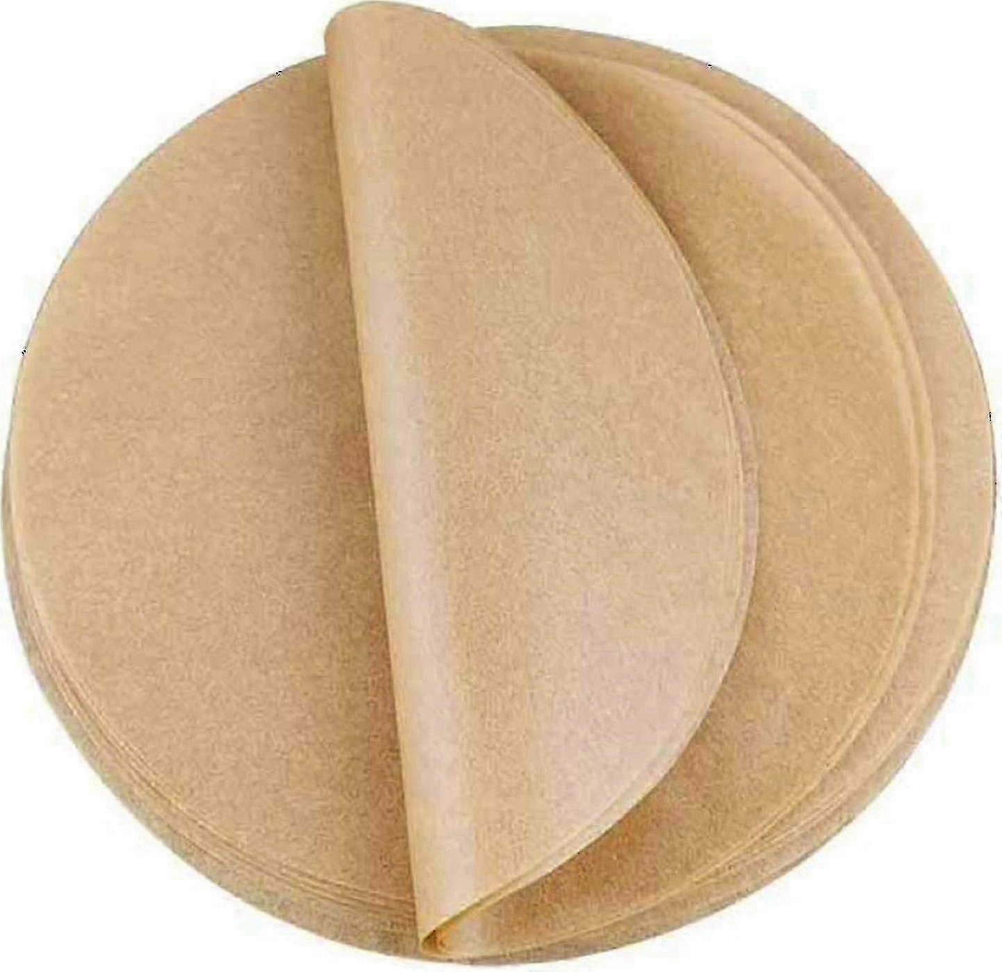 500 Sheets 30cm Round Baking Parchment Paper, Heat Resistant Parchment, Oil And Leak Resistant Non-stick Coating Unbleached Parchment Paper 25-26