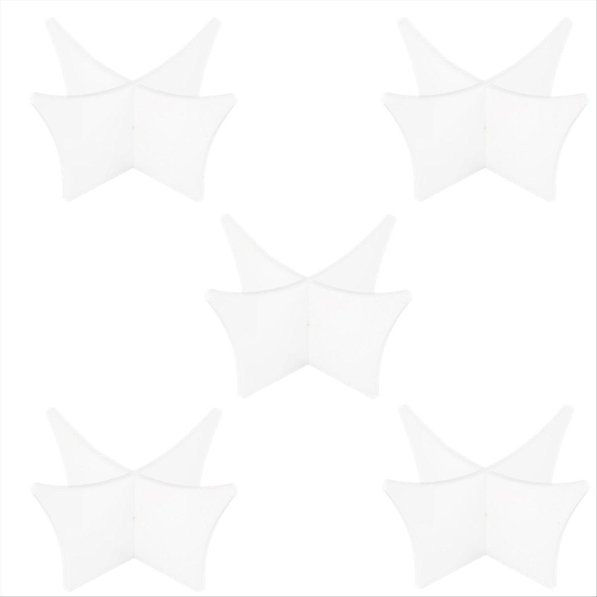 Acrylic Ball Stand Portable Display Accessory . White