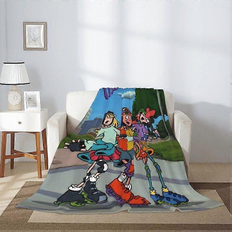 Disney Pepper Ann Custom Name Soft Flannel Blanket Throw All Seasons Sofa Warm Blankets For Baby Blanket Nap Comfortable Bedding