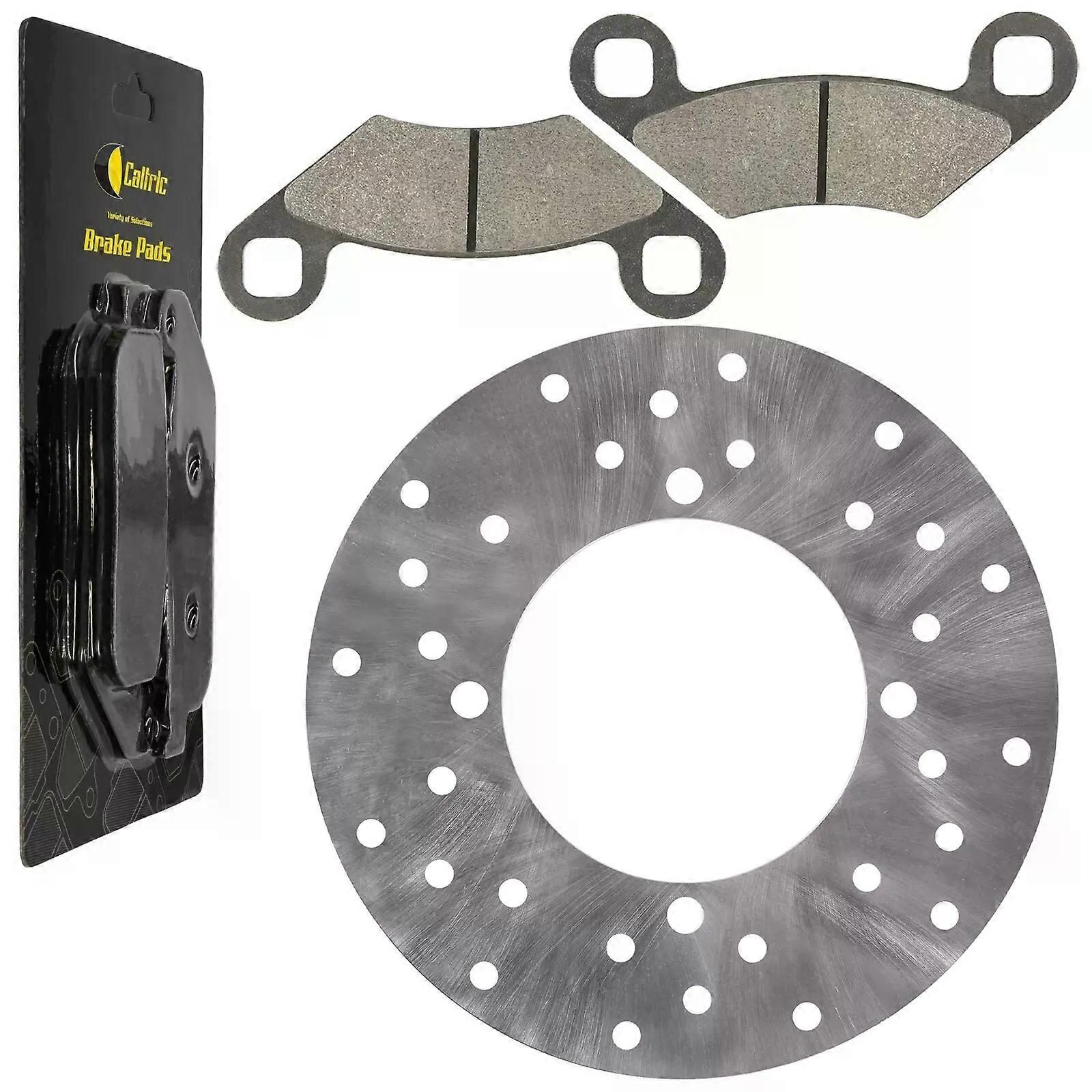Rear Brake Disc Rotor w/ Pads for Polaris RZR 800 2008 2009 2010 2011 2012-2014 NO.93458