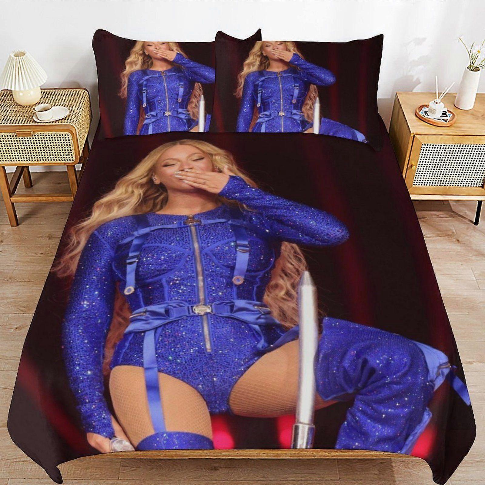 u34 Beyonc Gentle Handling Long Use Finish Smooth Zipper Function Duvet Cover Sets Comfortable Sleep n34