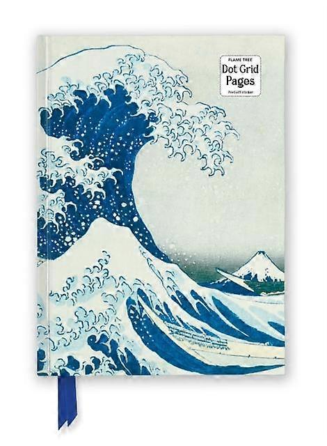 Katsushika Hokusai The Great Wave Foiled Dot Grid Journal Notebook  blank book Book