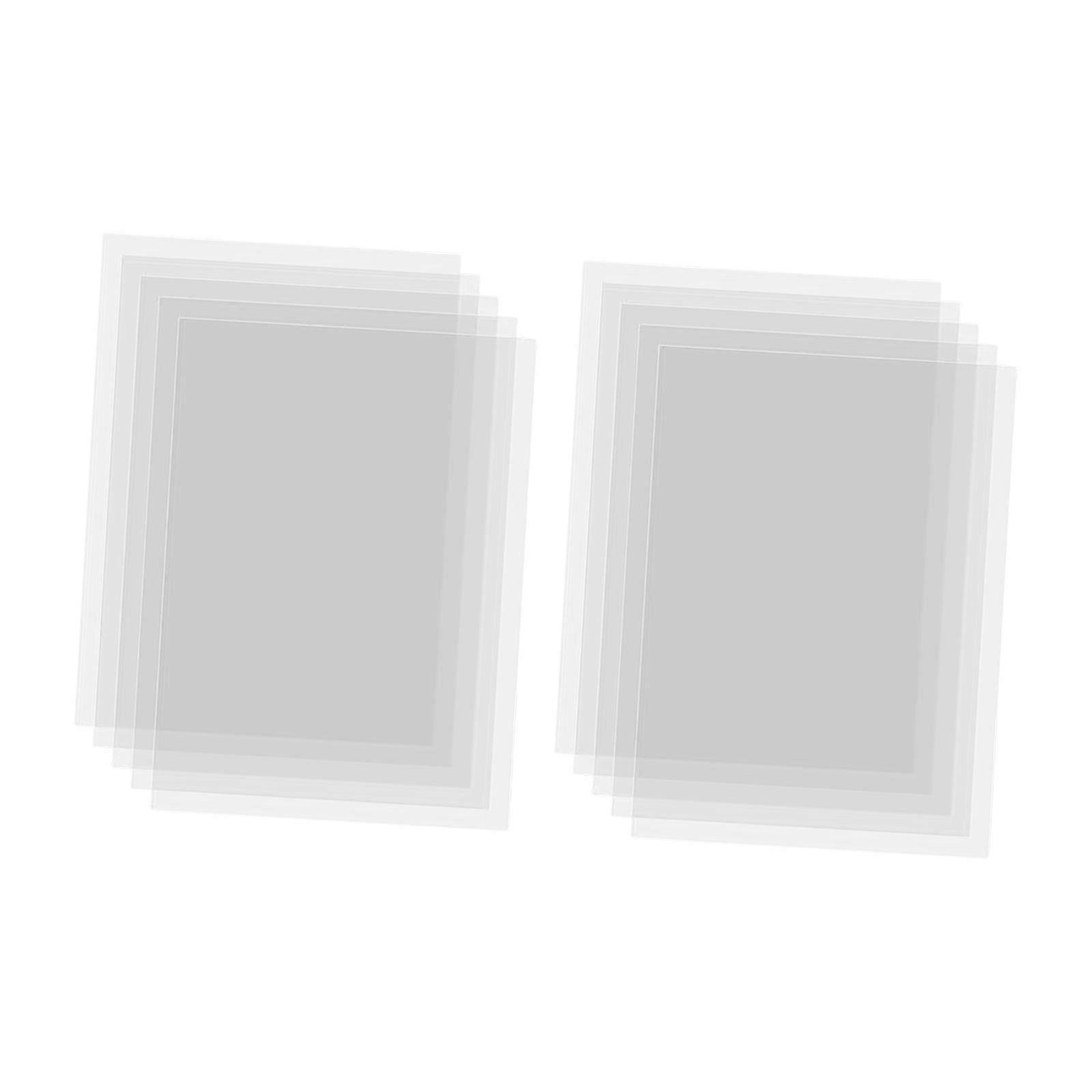 10x Clear Acetate Sheets Stencil Sheets for Shaker Cards Decoration Printing