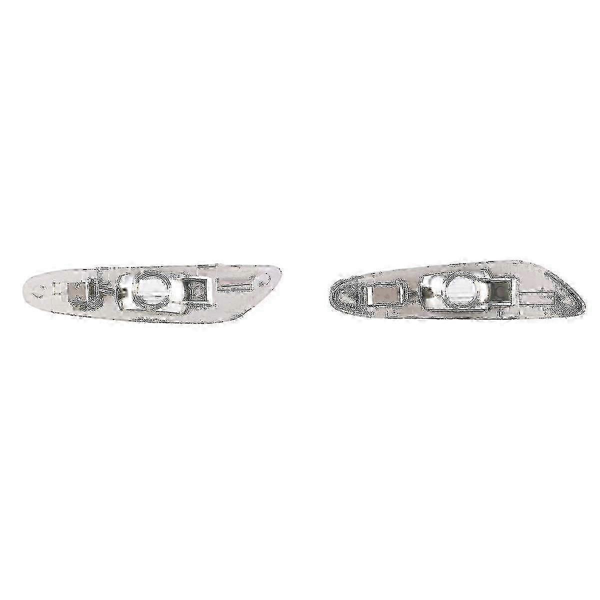 Clear Side Marker Lights Indicator Turn Signal Lights compatible with 5-Series E60 E61 2004-2009 63137165741 63137165742-B16