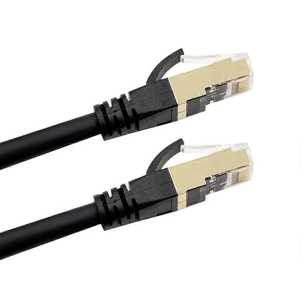 Festnight Cat8 Ethernet Cable High Speed Network Cable 40Gbps 2000Mhz/ Shielded Twisted Pair/ Gold Plated RJ45 Interface