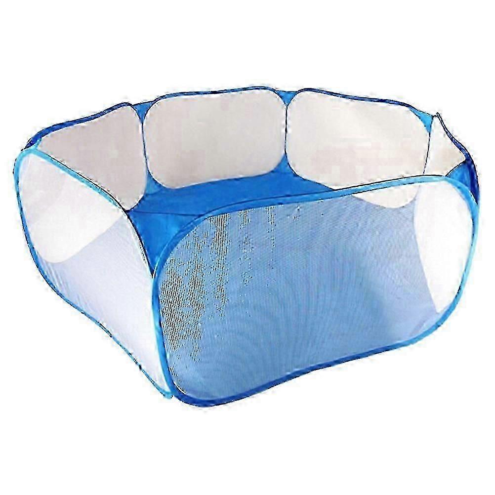 1pc Playpen Ball Pool Net Foldable Ball Pool Tent Ocean Balls Fence Ball Pit Playpen (Blue) hwy SH