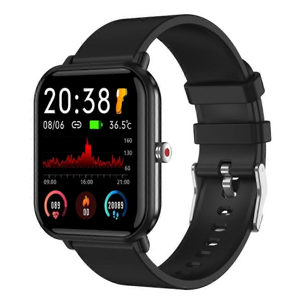 Smart Sports Watch - Exercise Training, Heart Rate, Sleeping Monitor, IP68 Waterproof, Touch Control, Call Reminder